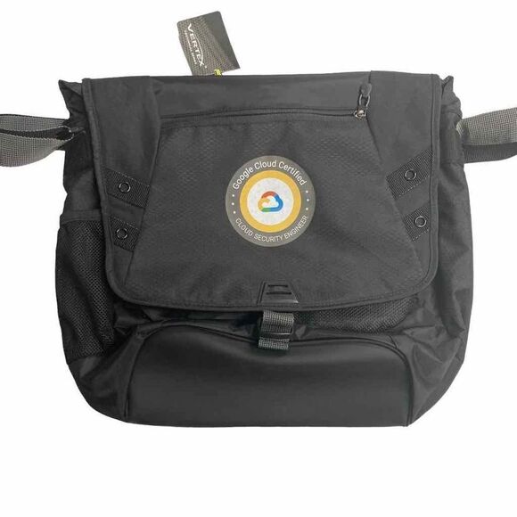 VERTEX 5382 Condor Messenger Bag 18.5X4X12 Black‎ - Picture 3 of 10